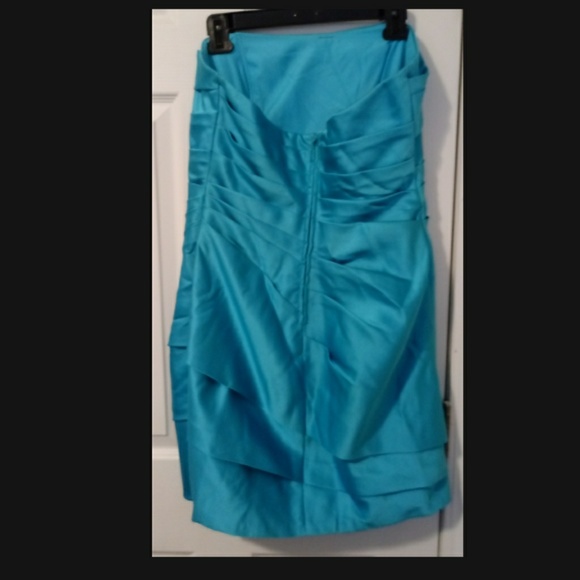 🌿DONATED🌿David's Bridal strapless dress - Picture 3 of 6